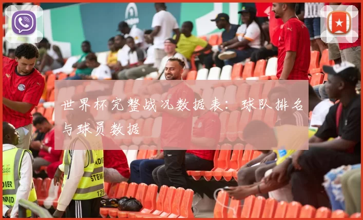 世界杯完整战况数据表:球队排名与球员数据