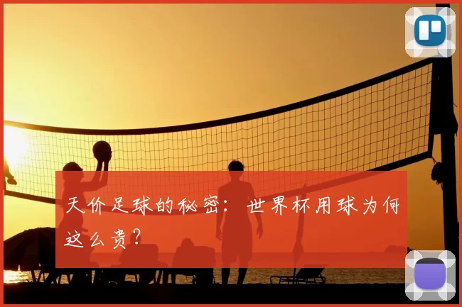 天价足球的秘密:世界杯用球为何这么贵?